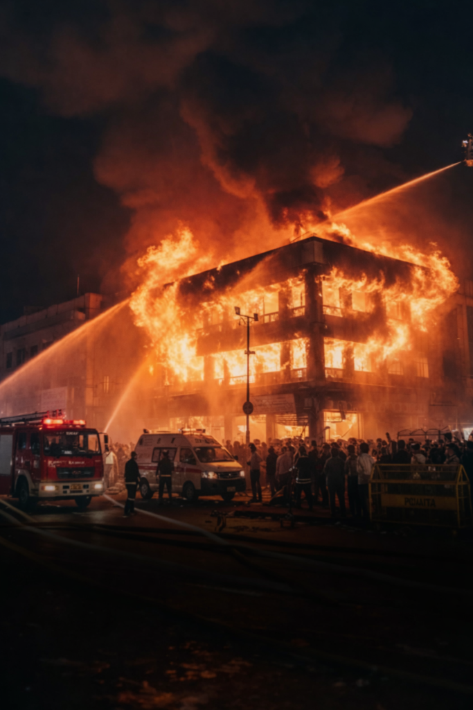 Gul Plaza Karachi Fire
