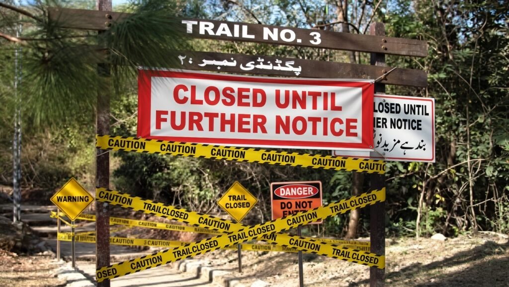 Trail closure