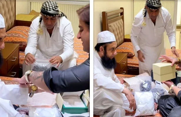 Kashif Zameer’s Surprise Meeting With Tariq Jameel Leaves Internet Talking Kashif Zameer