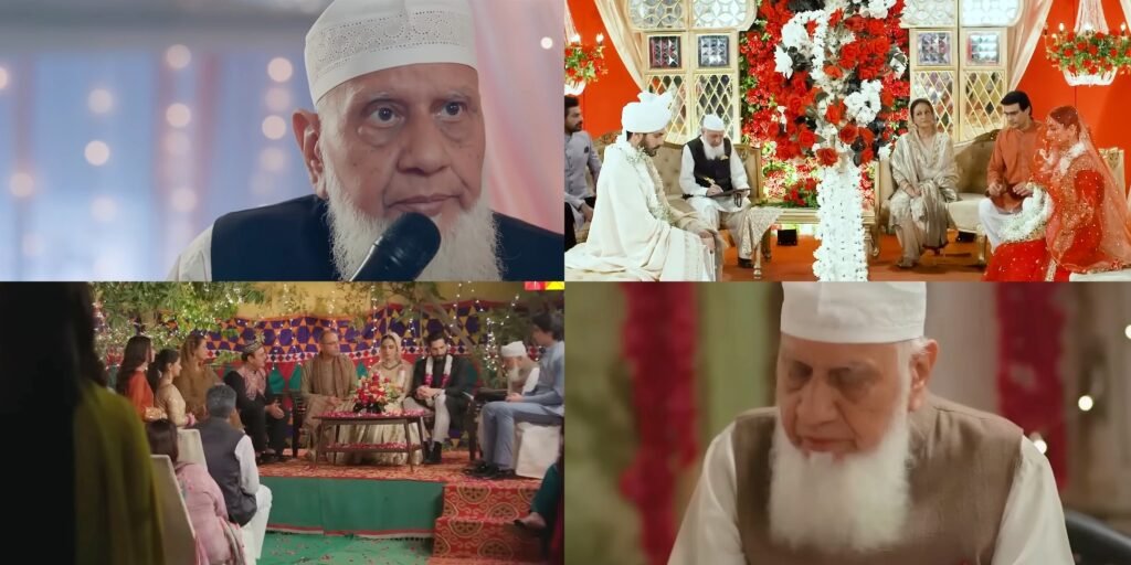 Veteran actor Abu Rohan during an interview discussing his career as Pakistan's famous TV Nikah Khuwan.