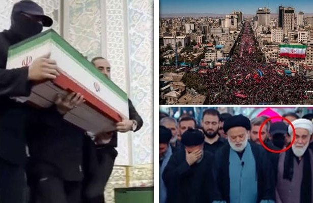 Mystery Solved: Identity of Masked Figure at Ayatollah Khamenei’s Funeral Finally Revealed Masked Figure