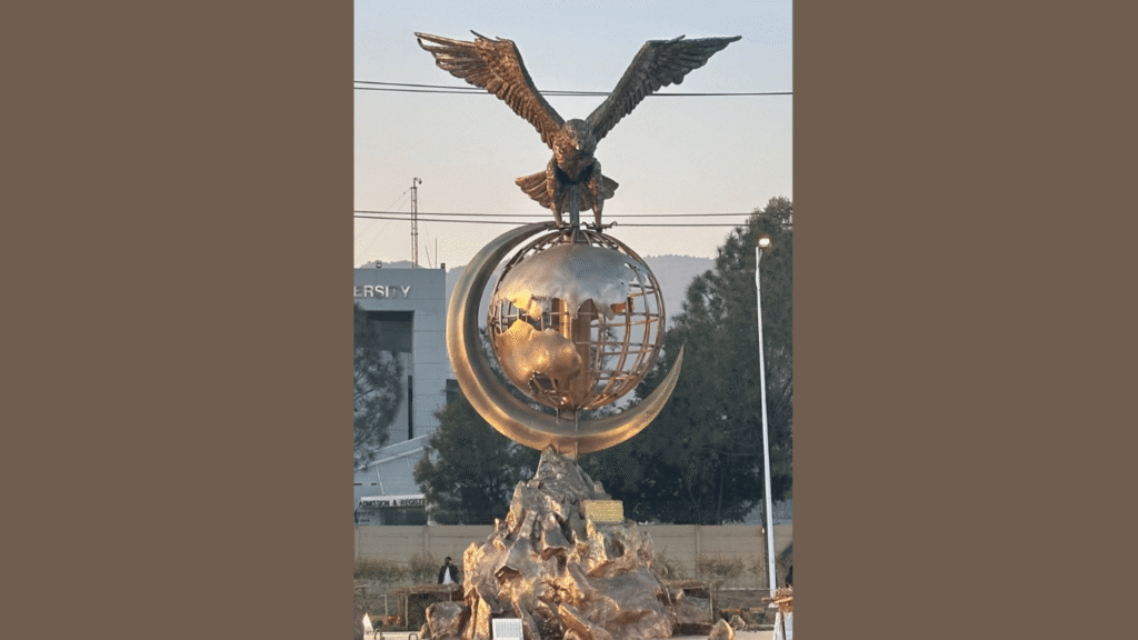 Shaheen Chowk Monument Lowered for Maintenance, Not Storm Damage, Says CDA Shaheen Chowk