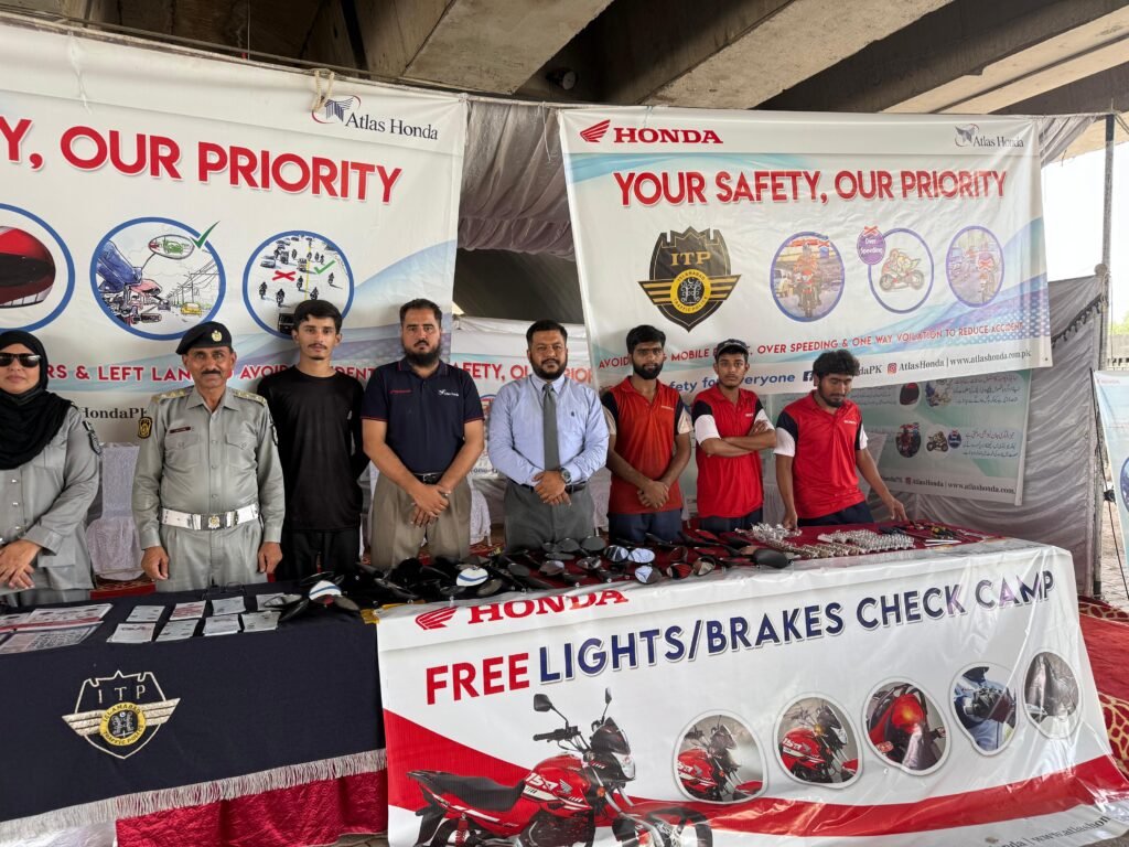 Islamabad Traffic Police, Atlas Honda Launch Major Road Safety Drive with Free Helmets Road Safety