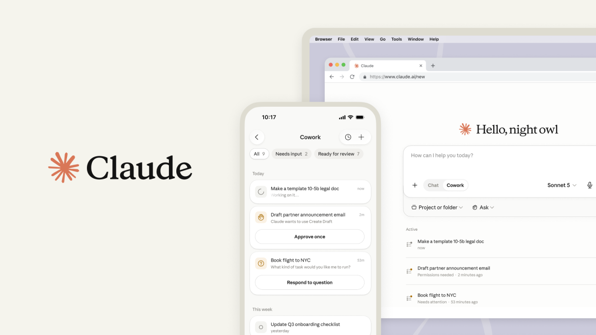 Anthropic Claude Cowork built-in browser interface for web-based AI tasks