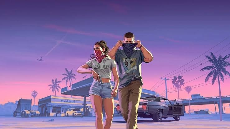 Rockstar Games GTA 6 promotional artwork ahead of the Netflix gameplay reveal