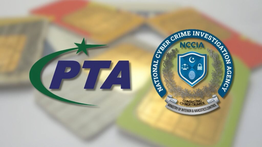 PTA and NCCIA officials seize mobile phones and active SIMs during a raid in Gilgit