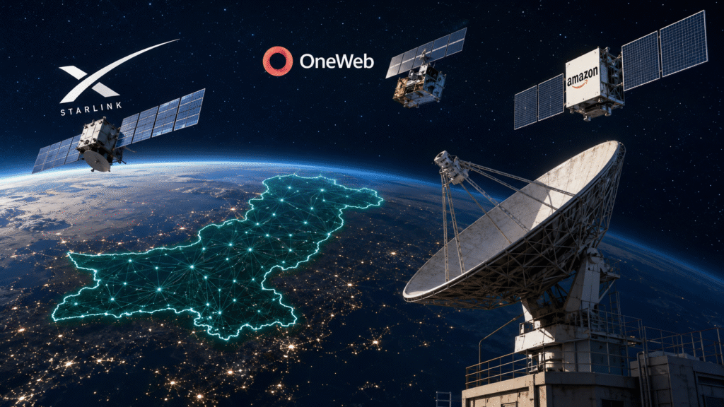 Starlink and Amazon Leo satellite internet services expanding connectivity in Pakistan
