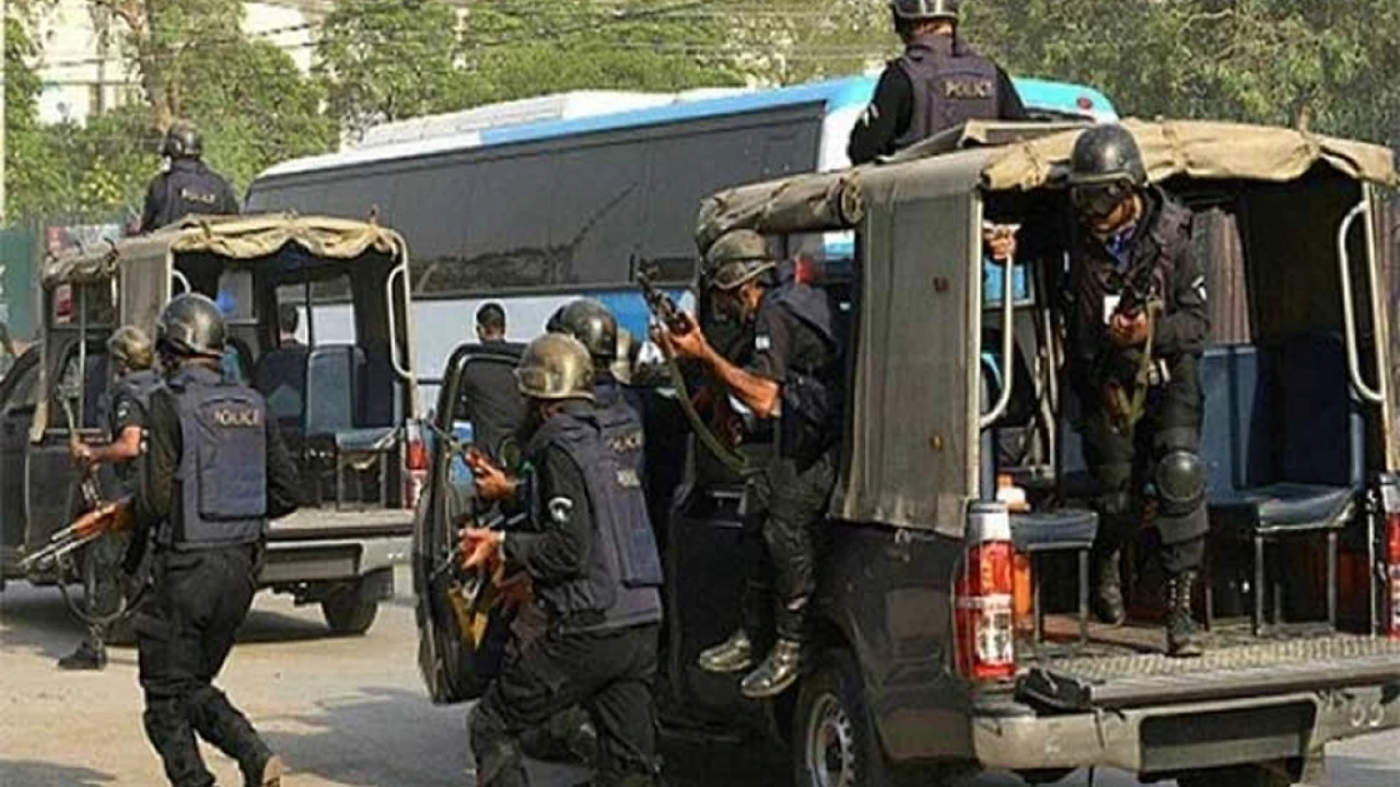 Punjab CTD personnel conduct an intelligence-based operation against suspected militants in Punjab.