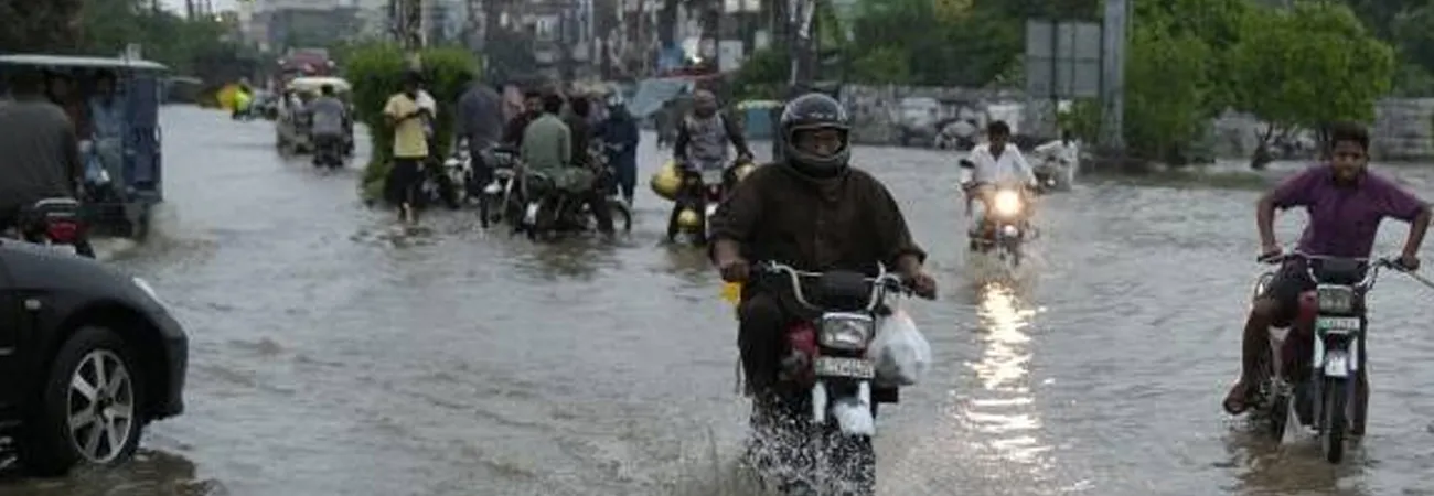 WASA teams monitor drainage operations and Nallah Lai water levels after heavy rainfall in Rawalpindi.