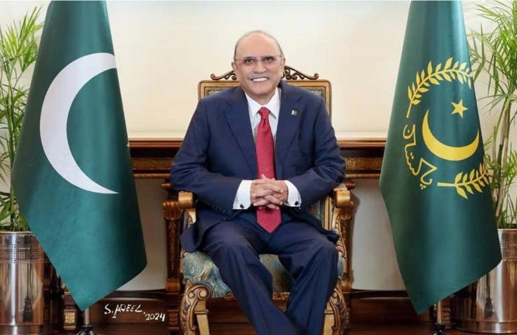 President Asif Ali Zardari arrives in Lahore for a two-day visit