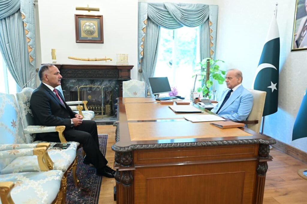 Prime Minister Shehbaz Sharif meets NDMA Chairman Lt. Gen. Inam Haider Malik to review Pakistan’s flood situation and relief operations