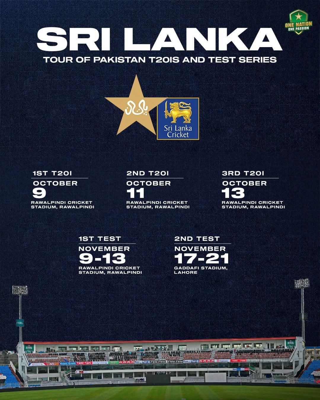 Pakistan, Sri Lanka and England cricket teams during the 2026 international season