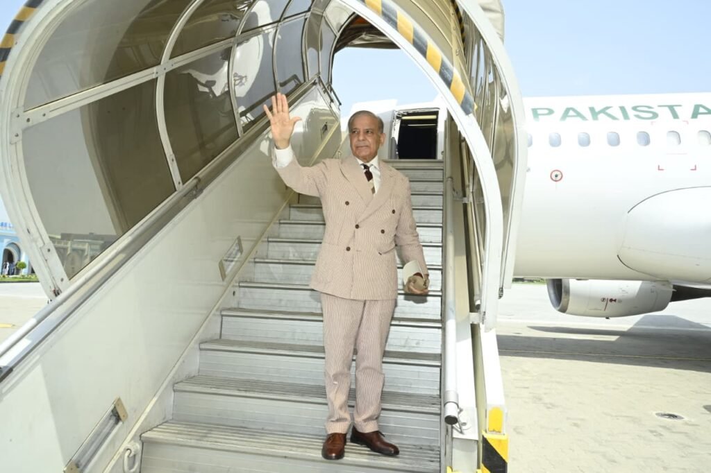 PM Shehbaz Sharif Leaves for Three-Day Kyrgyzstan Visit to Attend SCO Summit Prime Minister Shehbaz Sharif departing for a three-day visit to Kyrgyzstan