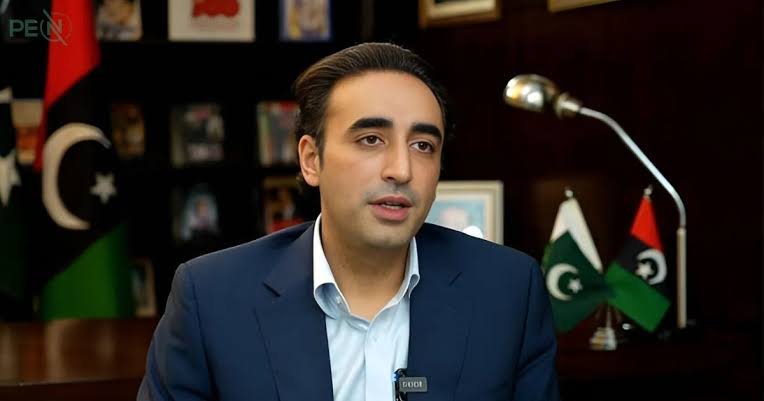 Bilawal Bhutto Zardari addressing supporters during the Azad Kashmir election campaign.