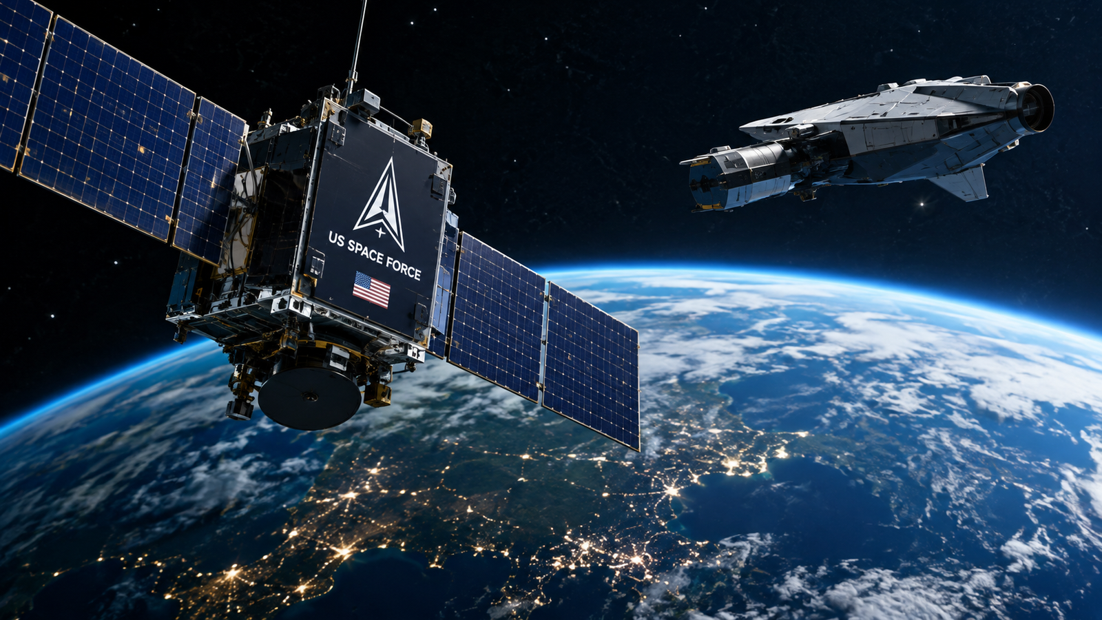 US Space Force weapons in orbit amid rising military competition in space