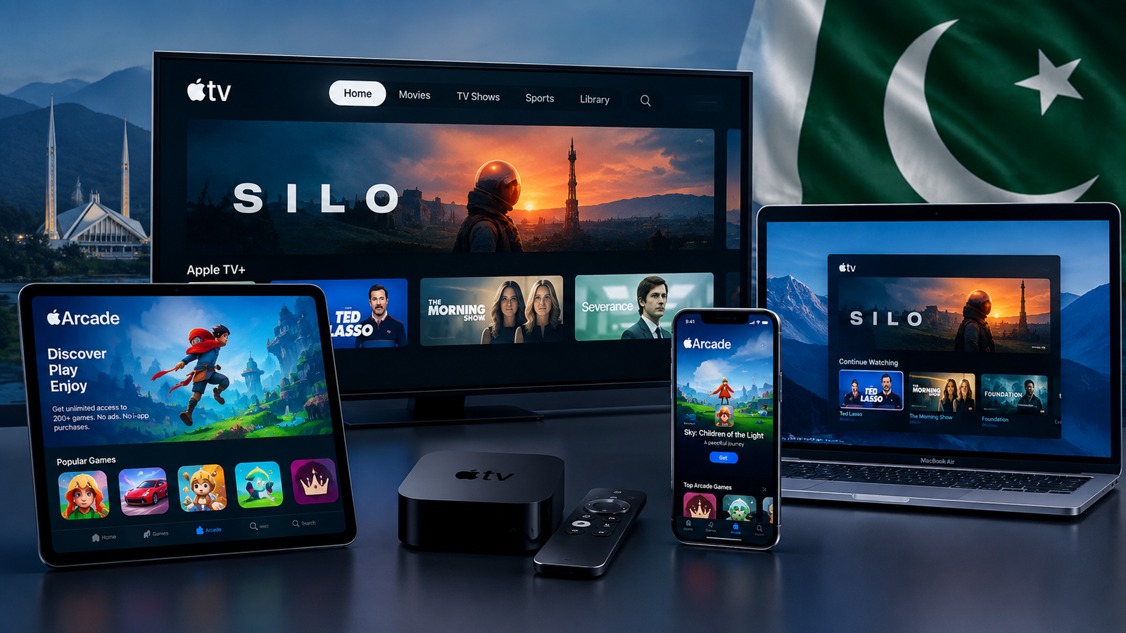 Apple TV and Apple Arcade now available to paid iCloud+ subscribers in Pakistan