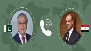 Ishaq Dar speaks with Egypt’s Foreign Minister Badr Abdelatty during a telephone conversation on regional issues