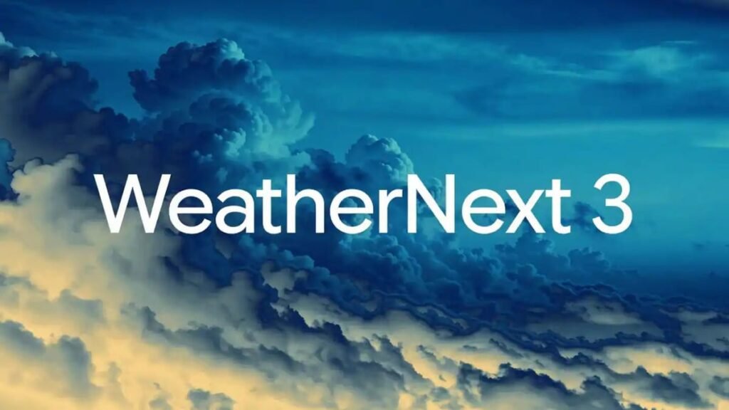 Google WeatherNext 3 AI weather forecasting model using satellite and weather data