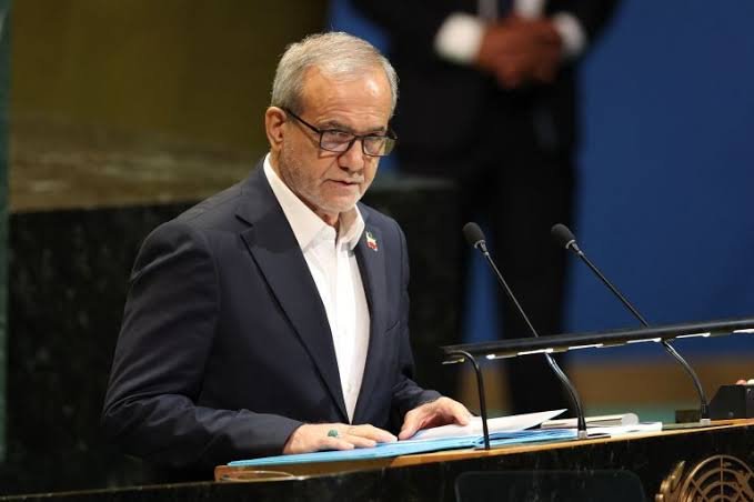 Iran Signals Readiness for US Deal as Regional Tensions Escalate Iranian President Masoud Pezeshkian speaking about Iran’s position on negotiations with the United States