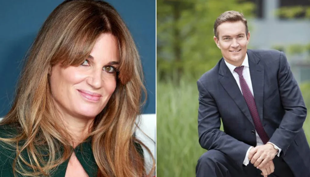 Jemima Goldsmith and Cameron O’Reilly pictured in a report about their reported marriage
