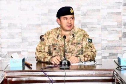 Pakistan Army senior officers during a formal military command meeting in Islamabad