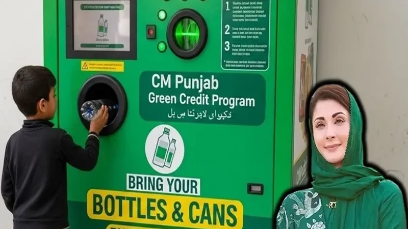 Punjab Green Credit Program offering financial rewards for plastic bottle recycling and other environment-friendly activities
