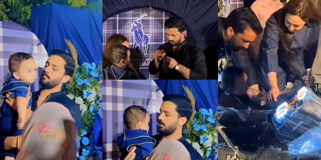 Rajab Butt celebrates son Kivan Sultan’s first birthday with family and friends in Lahore
