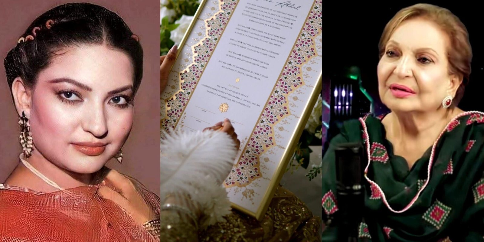 Pakistani actress and filmmaker Sangeeta discussing her third marriage and personal life