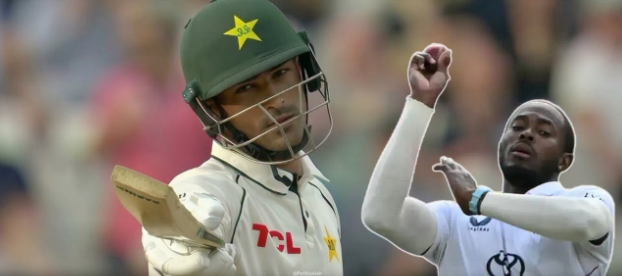 Pakistan fast bowler Razaullah during an international cricket match