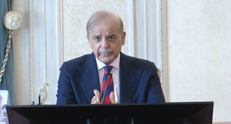 Prime Minister Shehbaz Sharif chairs a meeting reviewing SMEDA initiatives for financial support to small and medium businesses in Pakistan.