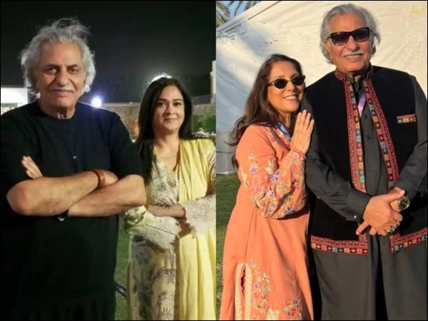 Usman Peerzada and Samina Peerzada as social media rumors about the actor’s alleged second marriage are clarified