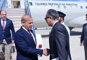 Prime Minister Shehbaz Sharif arrives in New York to represent Pakistan at the 81st UN General Assembly