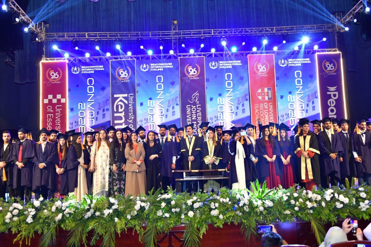 KP Governor Faisal Karim Kundi addresses the 26th convocation of Beaconhouse International College in Islamabad