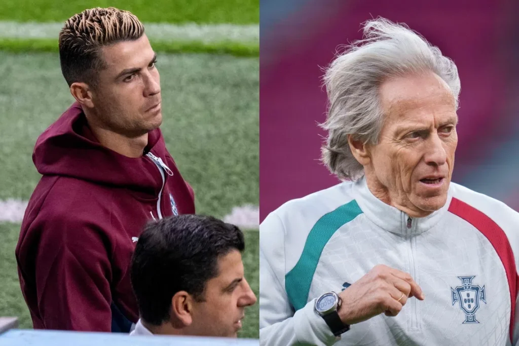 Cristiano Ronaldo during Portugal’s Nations League campaign amid his dispute with head coach Jorge Jesus
