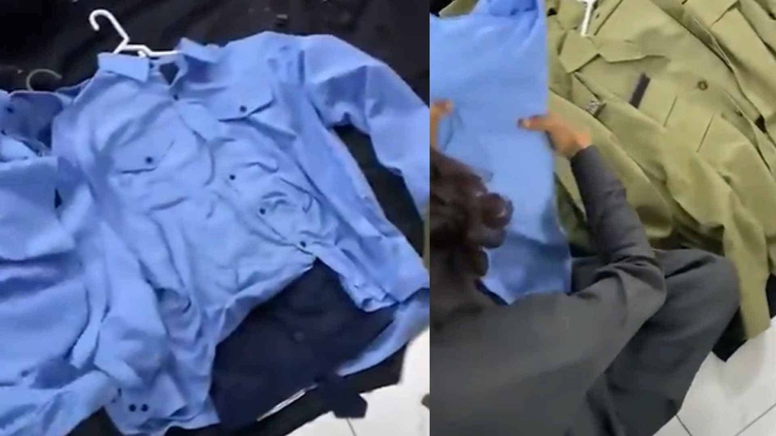 Viral video allegedly showing uniforms resembling Punjab and Islamabad police uniforms being prepared