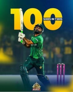 Fakhar Zaman Becomes First Pakistani to Hit 100 Sixes in Men’s T20 Internationals
