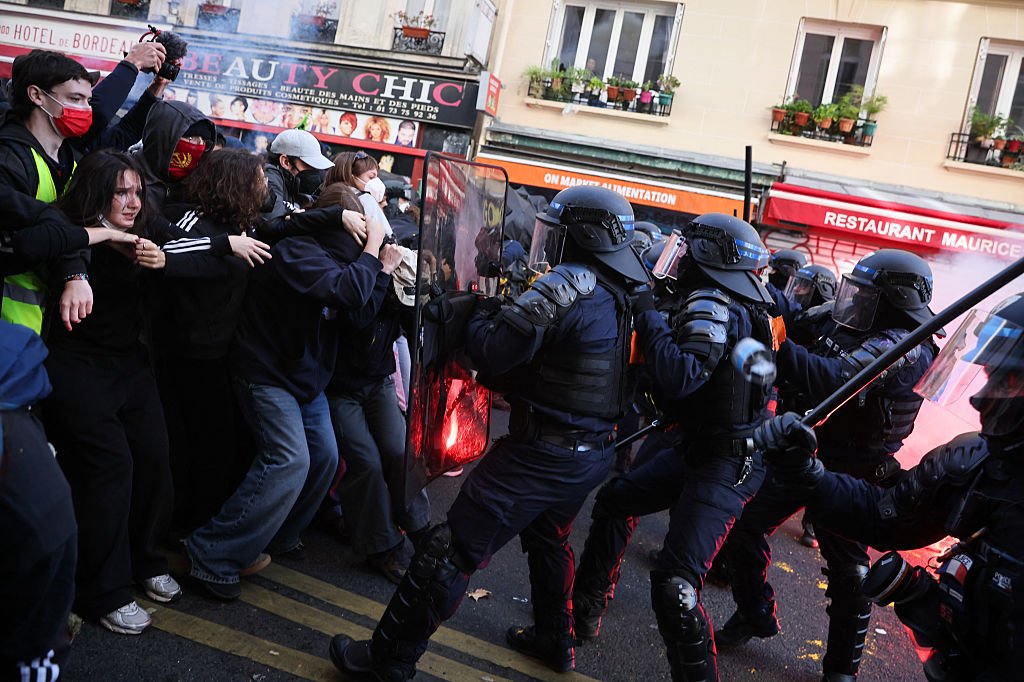 France Deploys 70,000 Police as Protests Raise Fears of Fresh Violence French police officers prepare for weekend demonstrations in France amid heightened security following violent protests and clashes.