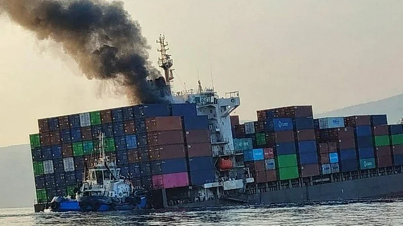 Iran Claims Four Ships Hit Naval Mines in Persian Gulf, Sparking Fires Iran Claims Four Ships Hit Naval Mines in Persian Gulf, Sparking Fires