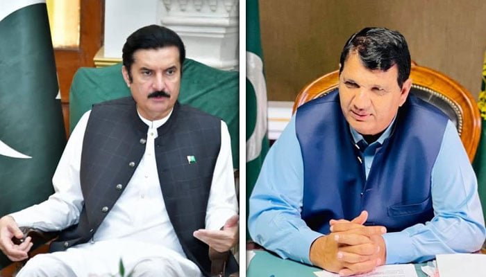 Khyber Pakhtunkhwa Gov. Faisal Karim Kundi and Federal Minister Amir Muqam discuss provincial security, the long march and political stability.