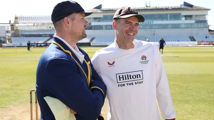 James Anderson, England's record-breaking Test fast bowler, whose future at Lancashire is uncertain following reports of a contract decision for the 2027 season.
