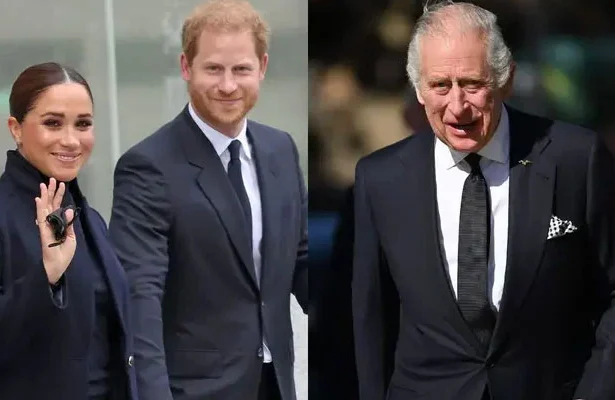 Meghan Markle and Prince Harry attend a joint public engagement during their reported return to Britain.