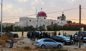 Pakistan Condemns Deadly Gun Attack on Funeral at Church in Jordan Security personnel at a church compound in Jordan’s Karak Governorate following a deadly shooting during a funeral procession on Oct. 23, 2026.