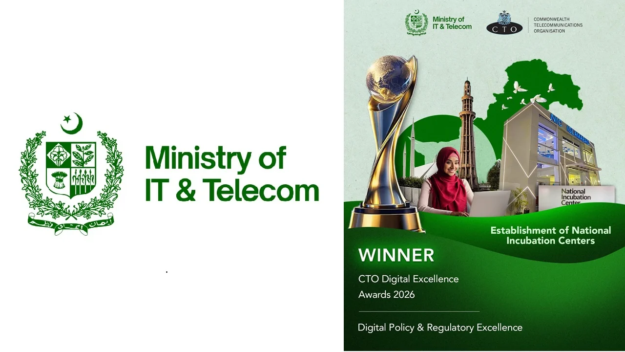Pakistan receives three honours at the CTO Digital Excellence Awards 2026 in London for digital policy, e-government and spectrum governance initiatives.