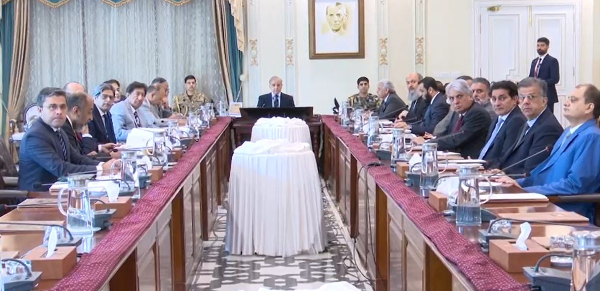 Prime Minister Shehbaz Sharif chairs the first National Agriculture and Food Security Council meeting in Islamabad on Oct. 13, 2026.