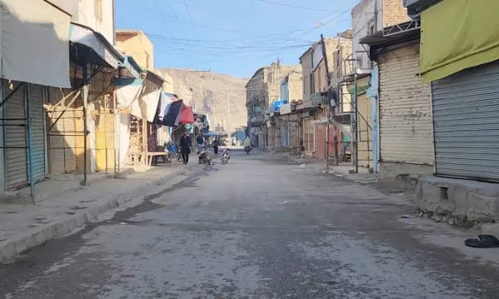 Markets and roads affected by Section 144 restrictions in Upper and Lower South Waziristan, Pakistan.