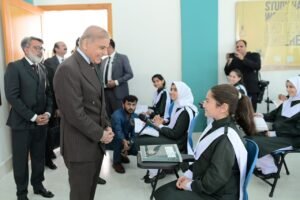 Prime Minister Shehbaz Sharif inaugurates Daanish School Islamabad in the Kuri area of the federal capital.