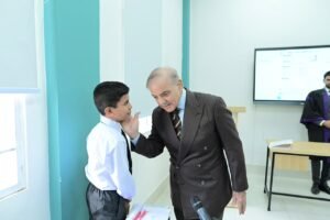 Prime Minister Shehbaz Sharif inaugurates Daanish School Islamabad in the Kuri area of the federal capital.