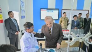 Prime Minister Shehbaz Sharif inaugurates Daanish School Islamabad in the Kuri area of the federal capital.