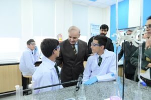 Prime Minister Shehbaz Sharif inaugurates Daanish School Islamabad in the Kuri area of the federal capital.