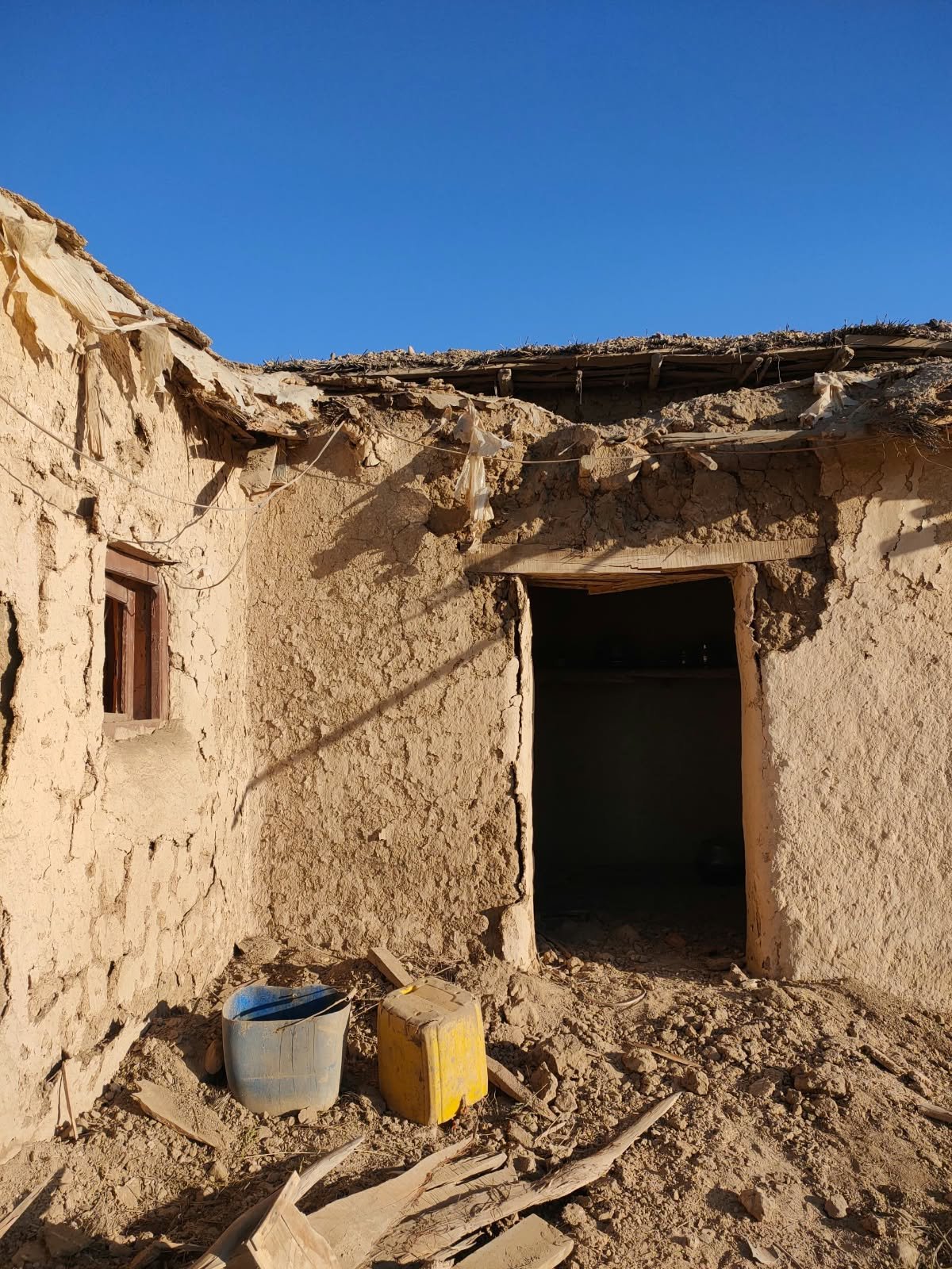 Residential area near the Angoor Adda Pakistan-Afghanistan border where reported cross-border firing caused civilian casualties and damaged homes.